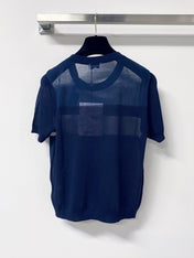 CHANEL 26S SHORT-SLEEVE KNIT TOP 1300