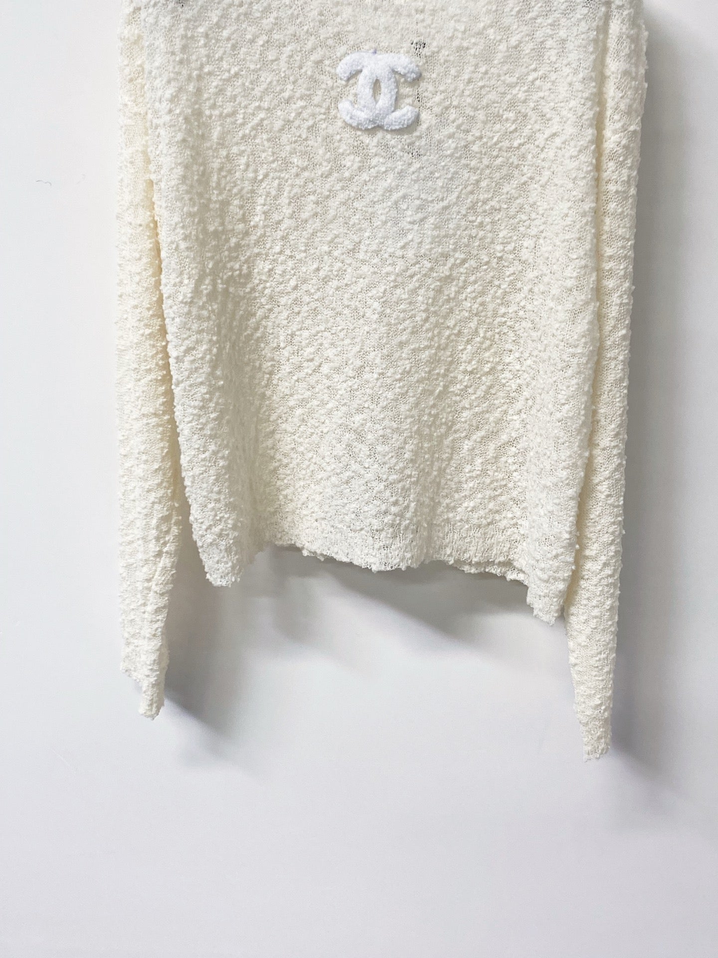 CHANEL 26S BOUCLE KNIT SWEATER 1290