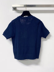 DIOR 26S SHORT-SLEEVE KNIT CARDIGAN 1300
