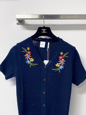 DIOR 26S SHORT-SLEEVE KNIT CARDIGAN 1300