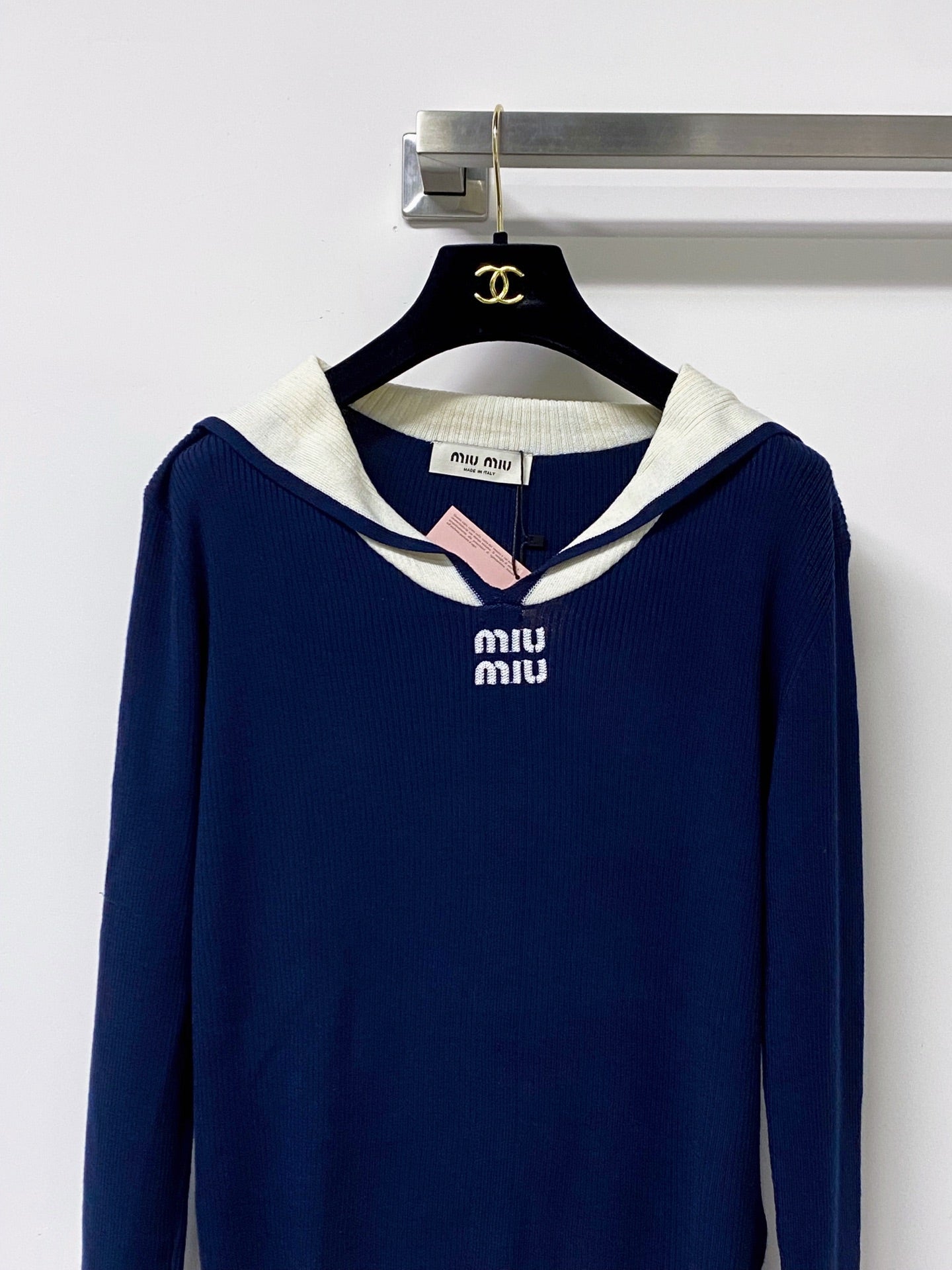 MIUMIU 26S LONG-SLEEVE KNIT SWEATER 1265