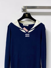 MIUMIU 26S LONG-SLEEVE KNIT SWEATER 1265