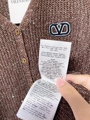 VALENTINO 26S V-NECK BUTTONED KNIT VEST 418