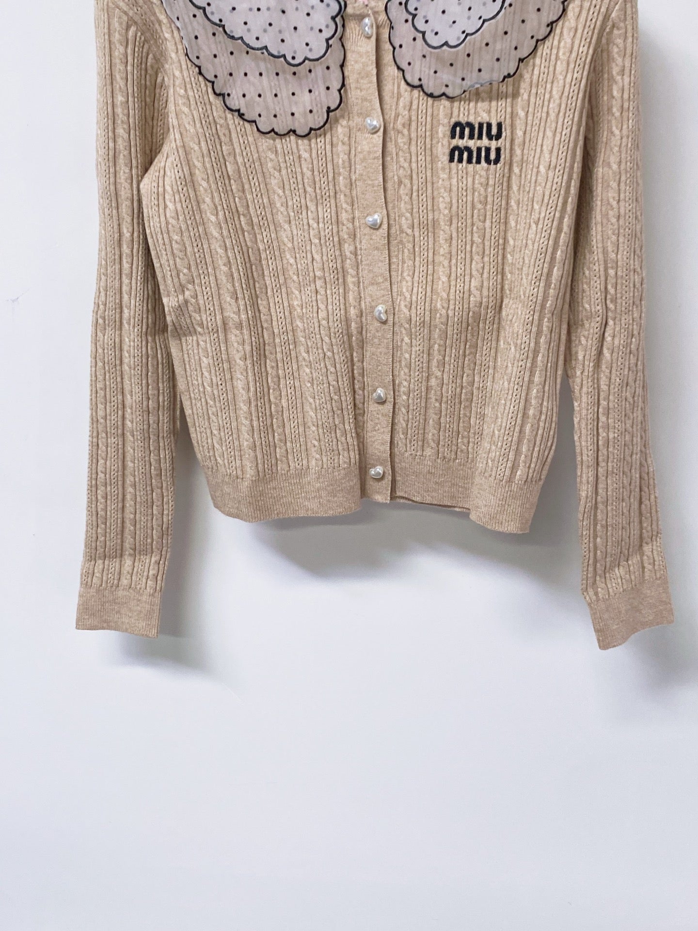 MIUMIU 26S KNIT CARDIGAN 1527