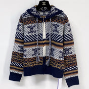 CELINE 26S ZIP-UP KNIT HOODIE 623