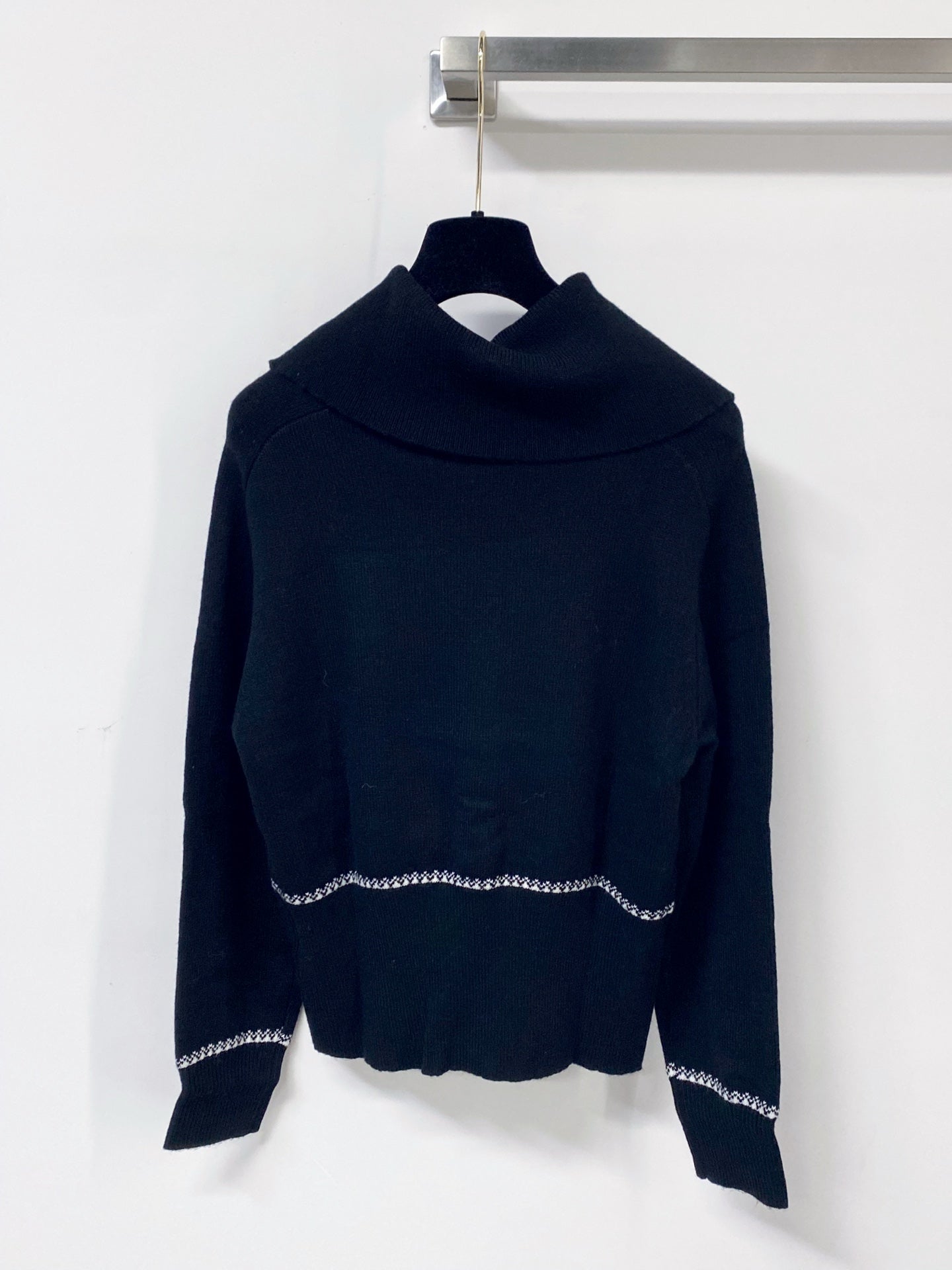 DIOR 26S MOCK-NECK WOOL SWEATER 1456