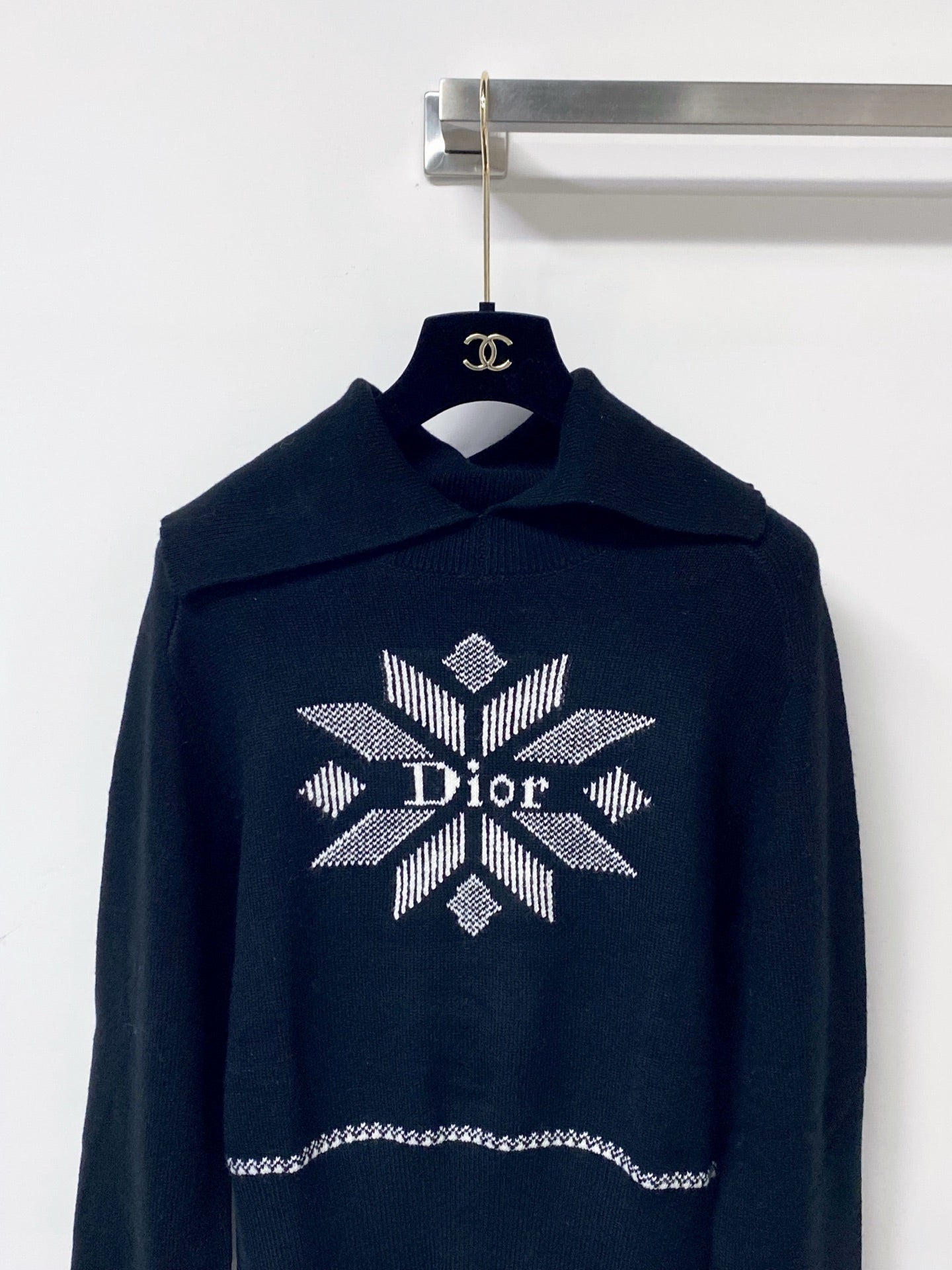 DIOR 26S MOCK-NECK WOOL SWEATER 1456