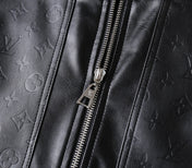 LV BLACK LAMBSKIN SHIRT JACKET 238998