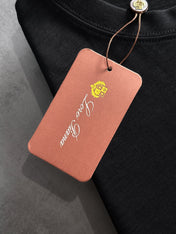LORO PIANA CREWNECK T-SHIRT IN BLACK COTTON