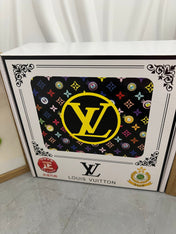 LV 25S BELT 38 MM IN BLACK CALFSKIN STAMP LOGO 593296