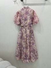 Zimmermann 25 Lyrical Printed Silk Midi Dress