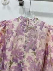 Zimmermann 25 Lyrical Printed Silk Midi Dress