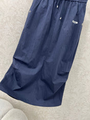 CHANEL DARK BLUE SKIRT 269203