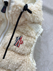 MONCLER 25S DOWN VEST IN WHITE 104