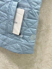 MONCLER 25S DOWN VEST IN BLUE 098