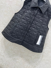 MONCLER 25S DOWN VEST IN BLACK 100