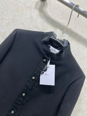 DIOR 25S SILK-BLEND KNIT JACKET STYLE 172