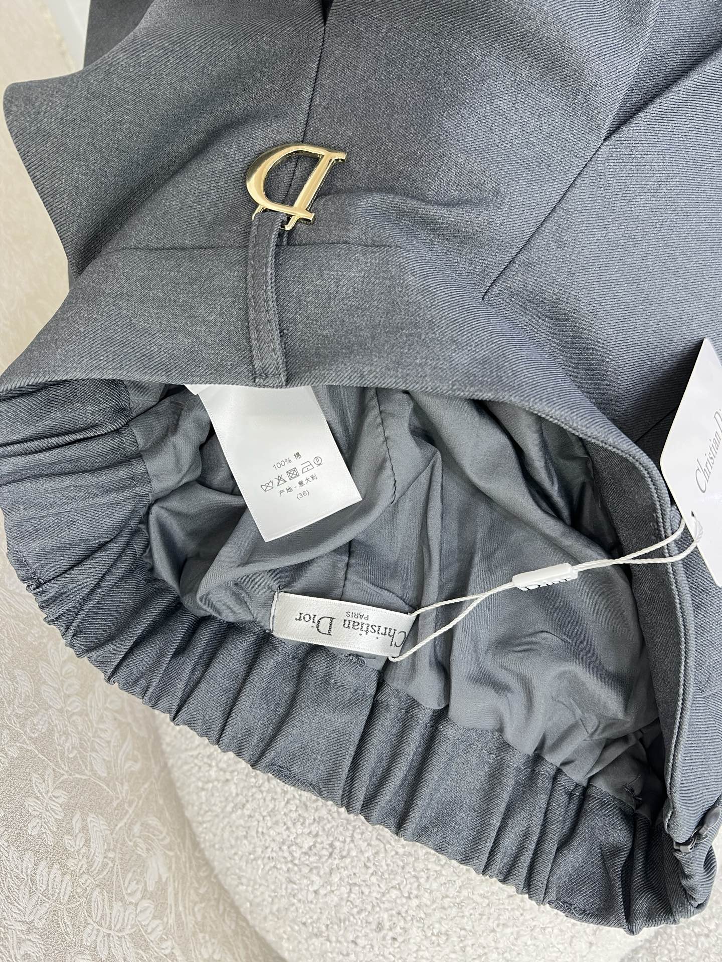 DIOR 25S PLEATED SKIRT STYLE 022