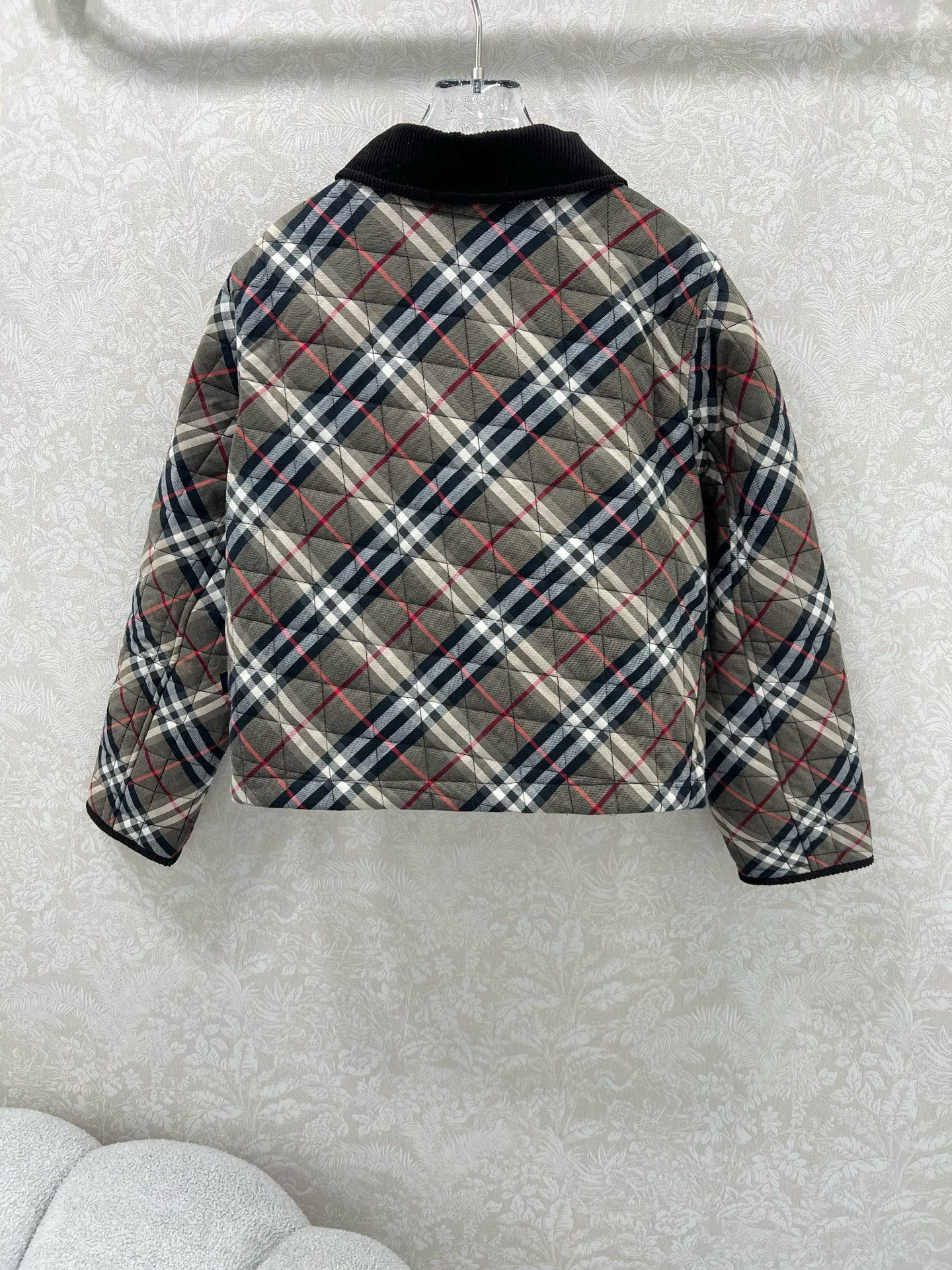 BURBERRY 25S COTTON PLAID JACKET 129