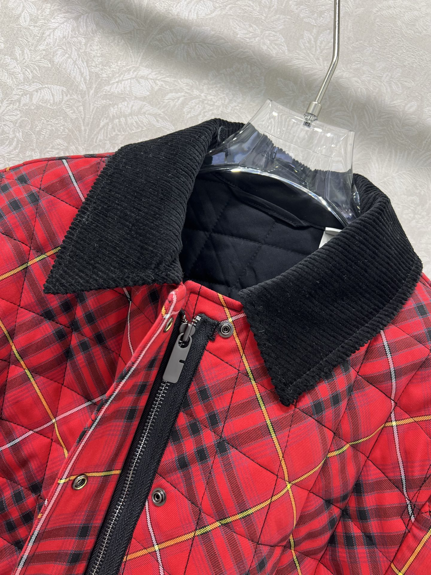 BURBERRY 25S COTTON PLAID JACKET 130