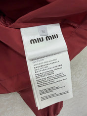 MIUMIU 26S HOODED JACKET 986