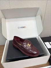 MOCCASIN 2.5 CM IN MAHOGANY RED PREMIUM LAMBSKIN