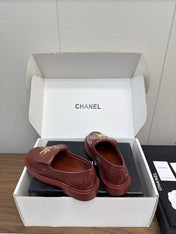 MOCCASIN 2.5 CM IN JAM RED PREMIUM LAMBSKIN