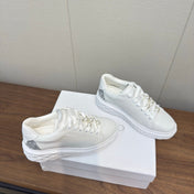 JIMMY CHOO 26S SNEAKERS 55 MM IN WHITE CALFSKIN PEARL-EMBELLISHED
