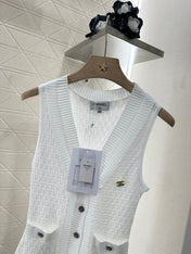 CHANEL 25S ACCORDION-KNIT BLAZER 265527