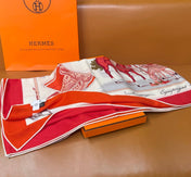 HERMES 26S SCARF 140 IN CASHMERE AND SILK 305962