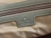 GG SMALL DUFFLE BAG 42 IN BEIGE AND DARK BROWN GG CANVAS