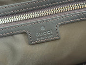 LARGE CROSSBODY BAG 36 IN BEIGE AND DARK BROWN CANVAS MONOGRAM LOGO