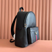 GUCCI 25S OPHIDIA MEDIUM BACKPACK 41 BLACK IN CALFSKIN