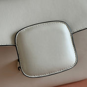 GUCCI 25S HORSEBIT 1955 MINI BAG 26 CM IN LIGHT BEIGE CALFSKIN WITH GOLD HARDWARE