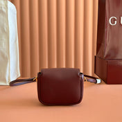GUCCI 26S HORSEBIT 1955 BAG 13 IN DARK RED CALFSKIN
