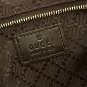 GUCCI 26S LUNETTA SHOULDER BAG 22 IN BLACK CALFSKIN