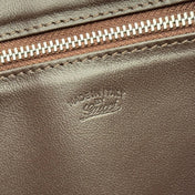 GUCCI 26S JACKIE SLIM SHOULDER BAG 28 IN DARK BROWN CALFSKIN