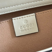 GUCCI 26S DIANA TOTE BAG 27 IN CREAM WHITE CALFSKIN