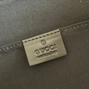 GUCCI 26S MESSENGER CROSSBODY BAG 28 IN CHARCOAL GRAY CANVAS