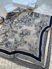 DIOR 26S SCARF 140 IN CASHMERE AND SILK 513542
