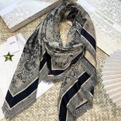 DIOR 26S SCARF 140 IN CASHMERE AND SILK 513542