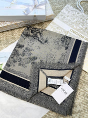 DIOR 26S SCARF 140 IN CASHMERE AND SILK 513542