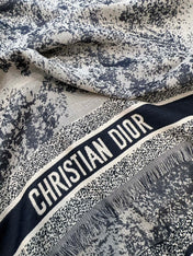 DIOR 26S SCARF 140 IN CASHMERE AND SILK 513542