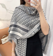 DIOR 26S SCARF 140 IN CASHMERE AND SILK 513543