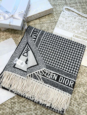 DIOR 26S SCARF 140 IN WOOL AND CASHMERE 509311