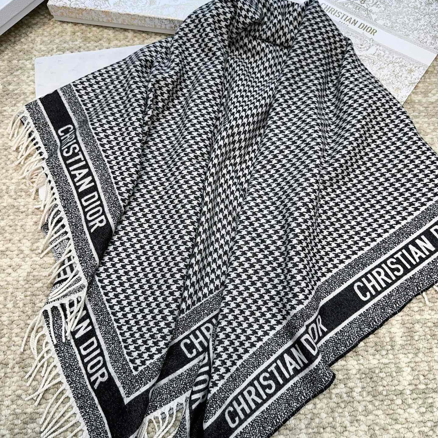 DIOR 26S SCARF 140 IN WOOL AND CASHMERE 509311