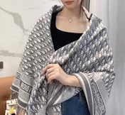 DIOR 26S SCARF 140 IN WOOL AND CASHMERE 509304