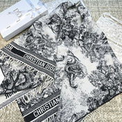 DIOR 26S SCARF 140 IN WOOL AND CASHMERE 509310
