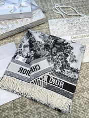 DIOR 26S SCARF 140 IN WOOL AND CASHMERE 509310