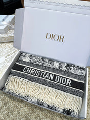 DIOR 26S SCARF 140 IN WOOL AND CASHMERE 509310